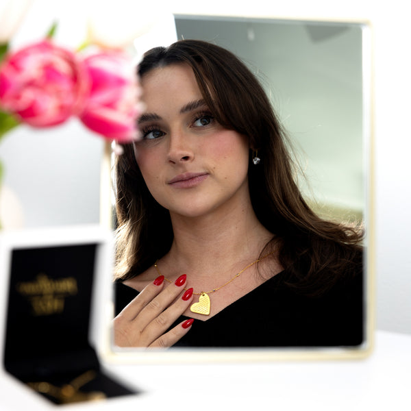 Pavilion Gift Company Friend 18.5" Gold Plated Engraved Necklace