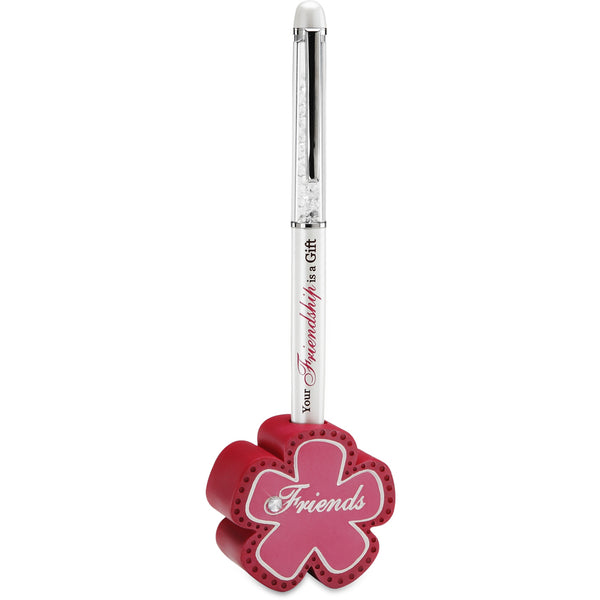 pavilion gift company Friend 2" x 1.75" Flower Pen Holder