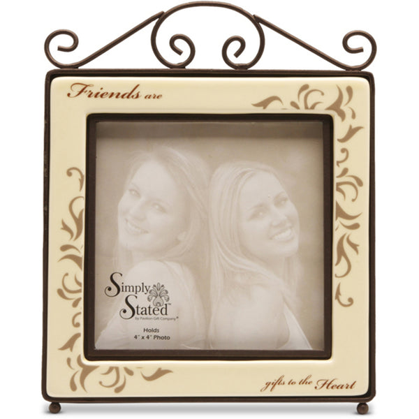 pavilion gift company Friend 5.5" x 6.75" Frame (Holds 4" x 4" Photo)