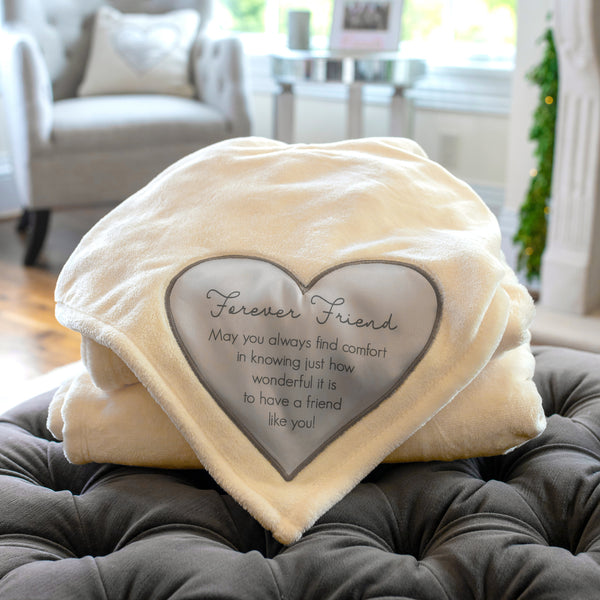 Pavilion Gift Company Friend 50" X 60" Royal Plush Blanket