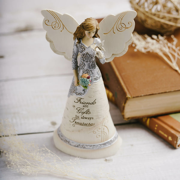 Pavilion Gift Company Friend 8" Angel Holding Butterfly