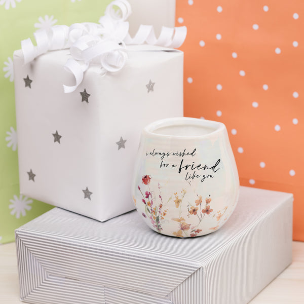 Pavilion Gift Company Friend 8 Oz - 100% Soy Wax Candle Scent: Tranquility