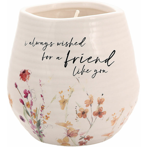 pavilion gift company Friend 8 oz - 100% Soy Wax Candle Scent: Tranquility