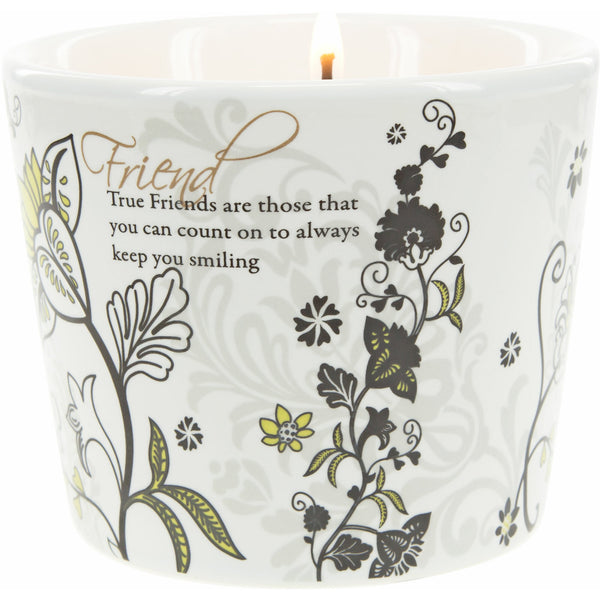 pavilion gift company Friend 8 oz Soy Wax Candle Scent: Tranquility