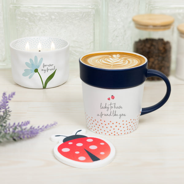 Pavilion Gift Company Friend Like You 20 Oz Cup And Coaster Set