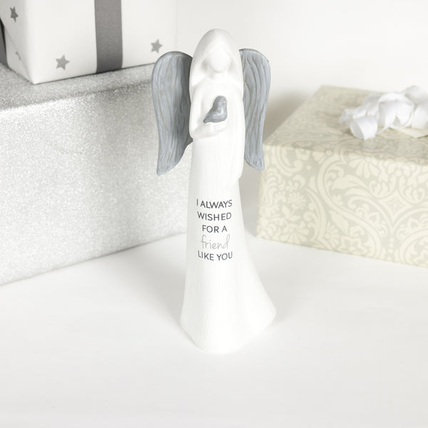 Pavilion Gift Company Friend Like You 9" Angel Holding A Bird
