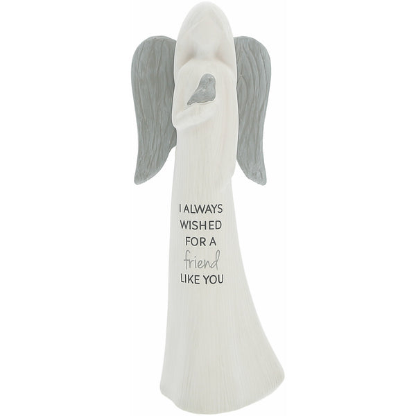 pavilion gift company Friend Like You 9" Angel Holding a Bird