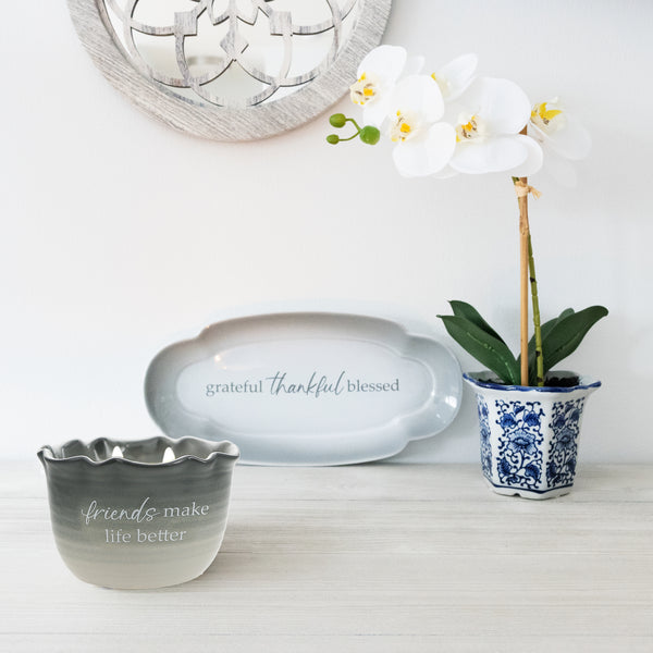 Pavilion Gift Company Friends 11 Oz - 100% Soy Wax Reveal Candle Scent: Tranquility