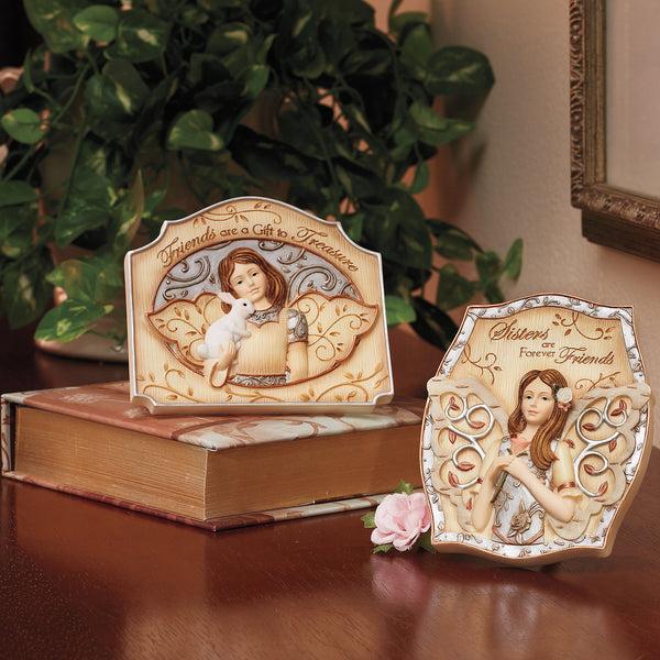 Pavilion Gift Company Friends 3.5" X 4" Self-Standing Plaque