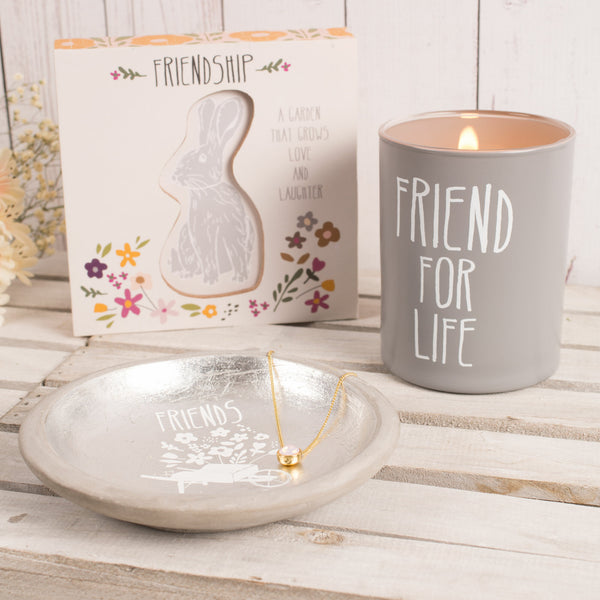 Pavilion Gift Company Friends 5" Cement Keepsake Dish