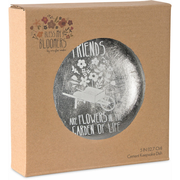 Pavilion Gift Company Friends 5" Cement Keepsake Dish