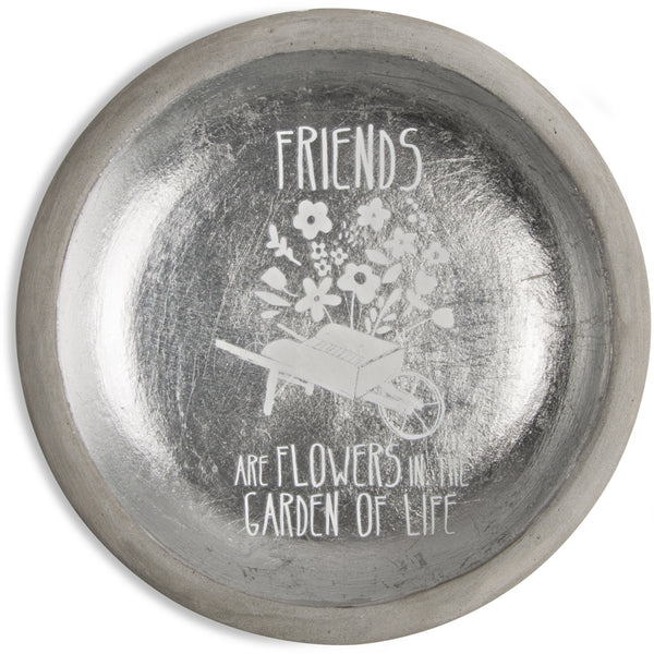 pavilion gift company Friends 5" Cement Keepsake Dish
