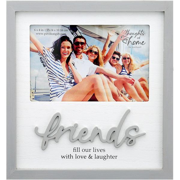 pavilion gift company Friends 7.75" x 8.25" Frame (Holds 6" x 4" Photo)