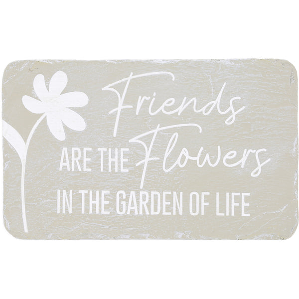 pavilion gift company Friends 7" x 4.25" Garden Stone