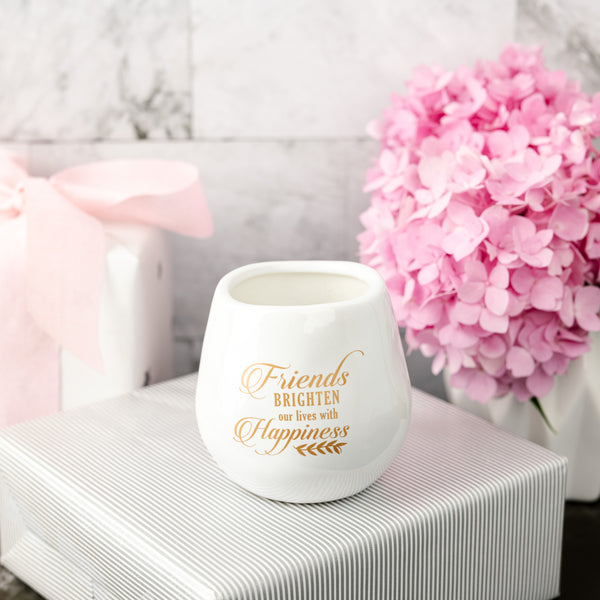 Pavilion Gift Company Friends 8 Oz - 100% Soy Wax Candle Scent: Serenity