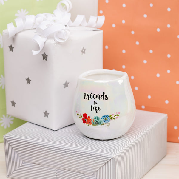 Pavilion Gift Company Friends 8 Oz - 100% Soy Wax Candle Scent: Serenity