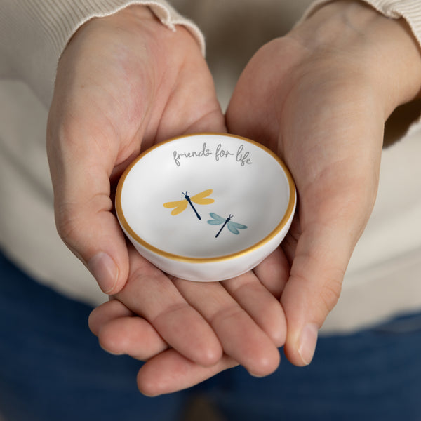 Pavilion Gift Company Friends For Life 2.5" Trinket Dish