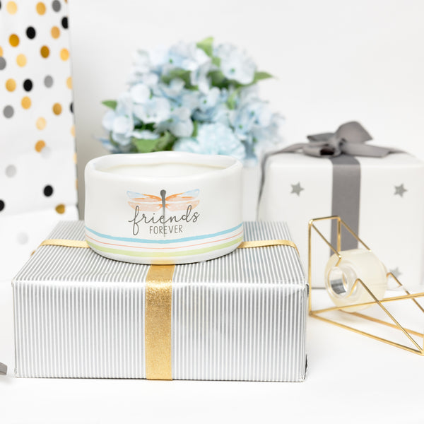 Pavilion Gift Company Friends Forever 8 Oz - 100% Soy Wax Reveal Candle Scent: Tranquility