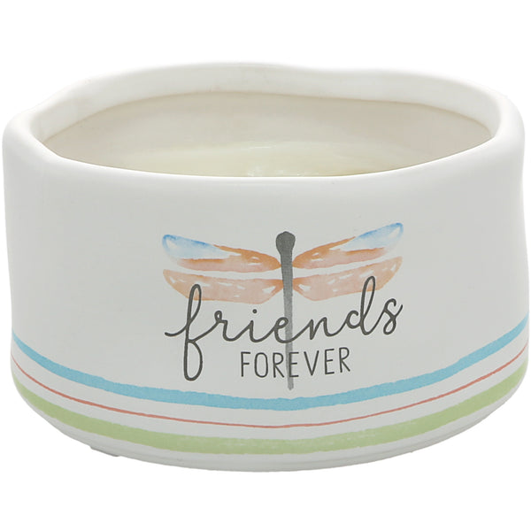 pavilion gift company Friends Forever 8 oz - 100% Soy Wax Reveal Candle Scent: Tranquility