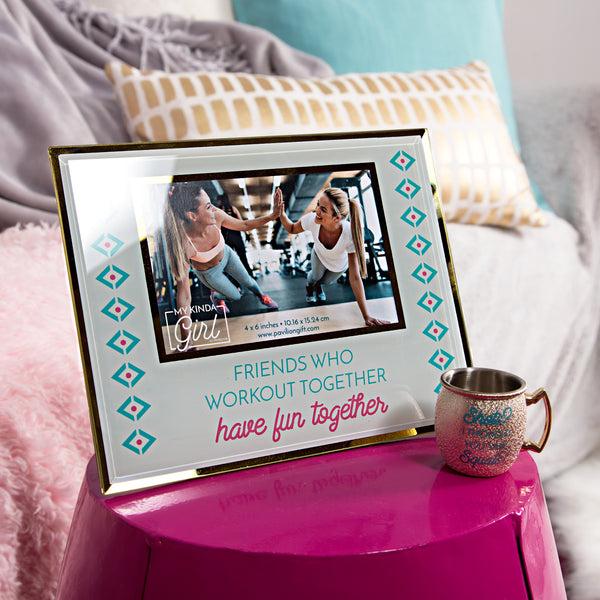 Pavilion Gift Company Friends Who Workout 9.25" X 7.25" Frame (Holds 6" X 4" Photo)