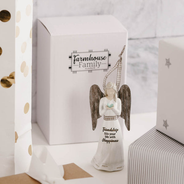 Pavilion Gift Company Friendship 4.5" Angel Holding Butterfly Ornament