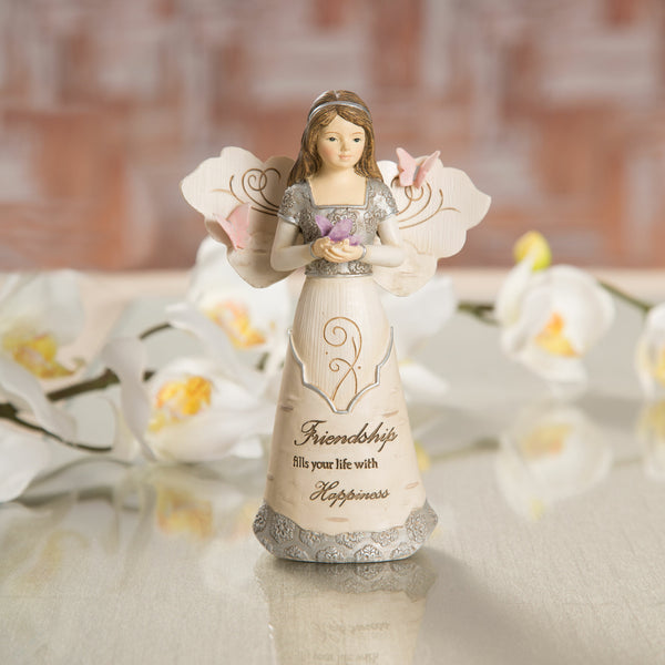 Pavilion Gift Company Friendship 5.5" Angel Holding Butterfly