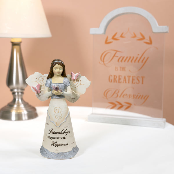 Pavilion Gift Company Friendship 5.5" Angel Holding Butterfly