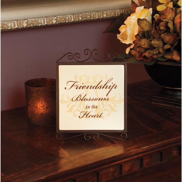 Pavilion Gift Company Friendship 5" X 6.5" Plaque With Metal Scroll