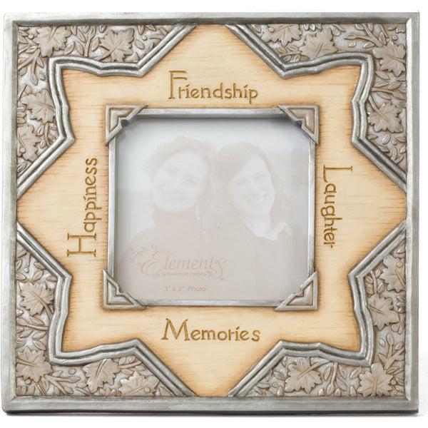 pavilion gift company Friendship 6.5" x 6.5" Photo Frame