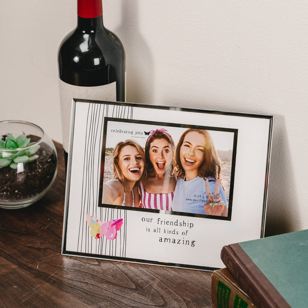 Pavilion Gift Company Friendship 9.25" X 7.25" Frame (Holds 6" X 4" Photo)