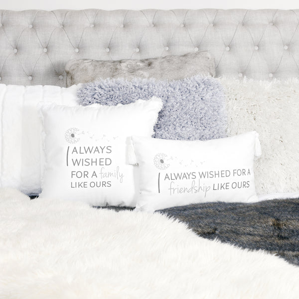 Pavilion Gift Company Friendship Like Ours 20" X 12" Throw Pillow