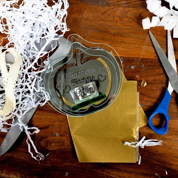 Pavilion Gift Company From The Heart 5.5" X 5.25" Mirrored Glass Candle Holder