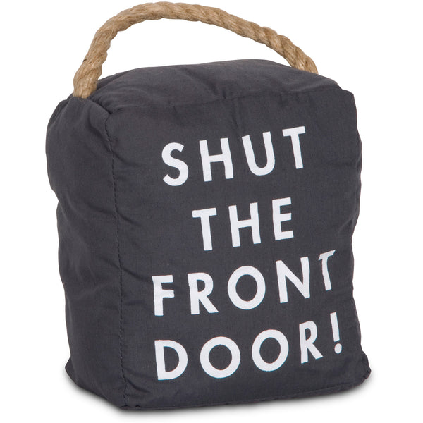 pavilion gift company Front Door 5" x 6" Dark Gray Door Stopper