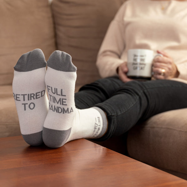 Pavilion Gift Company Full Time Grandma M/L Cotton Blend Sock