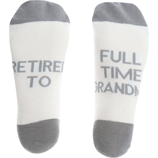 pavilion gift company Full Time Grandma M/L Cotton Blend Sock