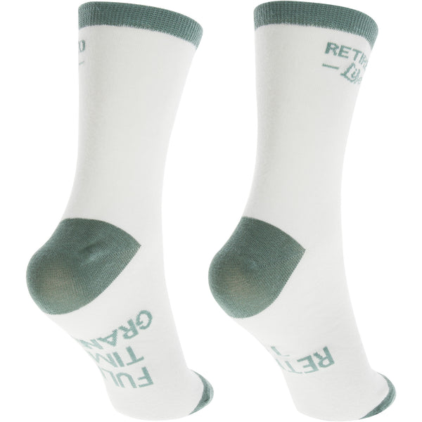 Pavilion Gift Company Full Time Grandpa S/M Cotton Blend Sock