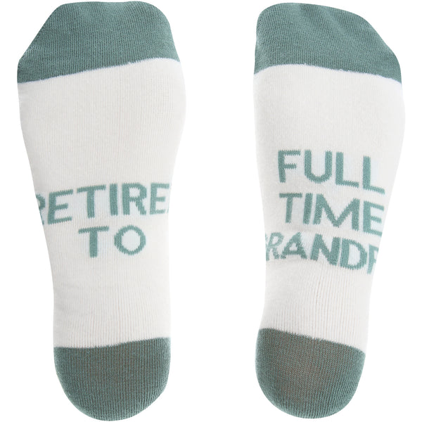 pavilion gift company Full Time Grandpa S/M Cotton Blend Sock