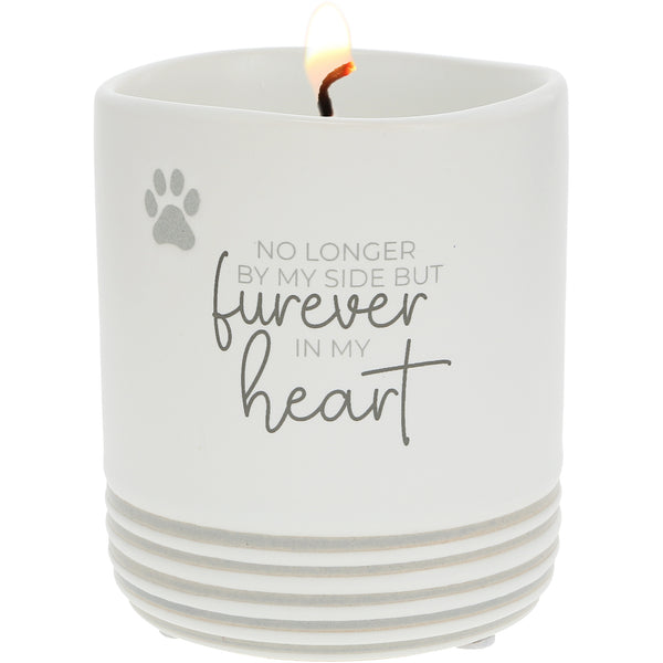 pavilion gift company Furever in My Heart 10 oz - 100% Soy Wax Reveal Candle Scent: Tranquility
