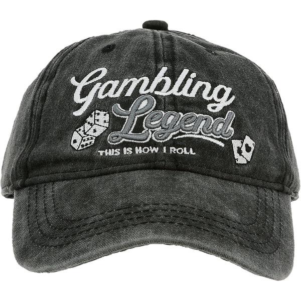 pavilion gift company Gambling Black Washed Cotton Twill Hat