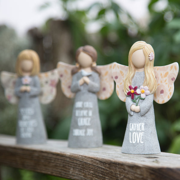 Pavilion Gift Company Gather Love 5" Child Angel Figurine