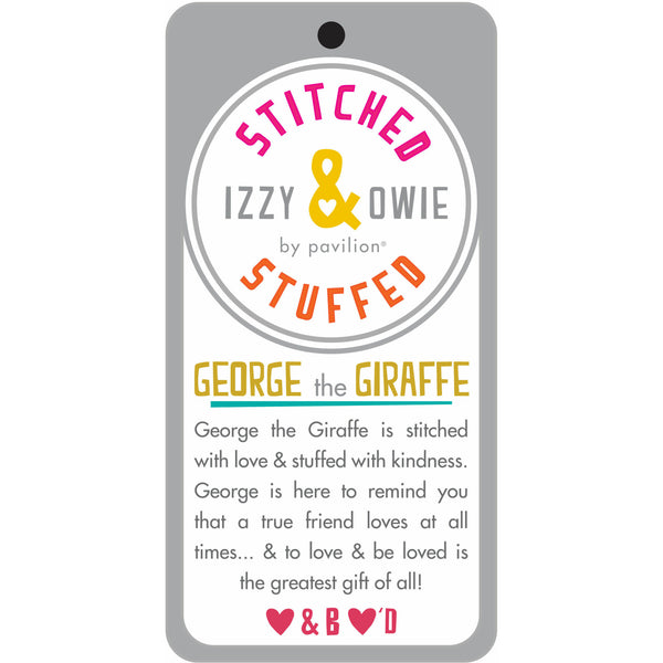 Pavilion Gift Company George The Giraffe 27" Giraffe Stuffed Animal/Door Stopper