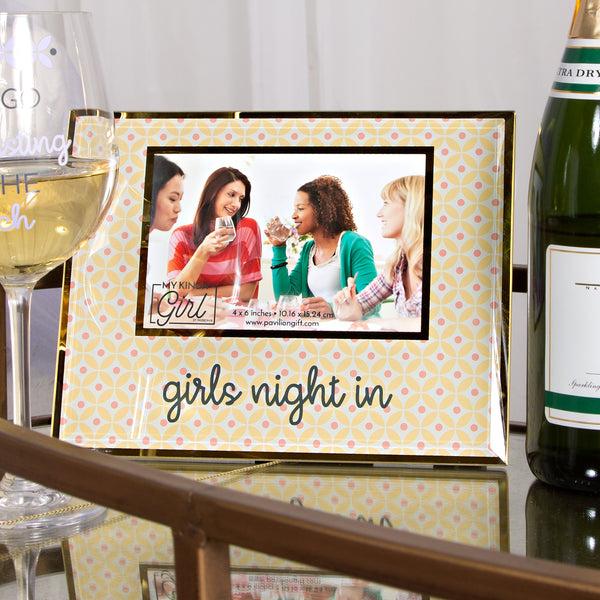Pavilion Gift Company Girls Night 9.25" X 7.25" Frame (Holds 6" X 4" Photo)