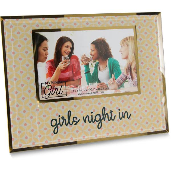 pavilion gift company Girls Night 9.25" x 7.25" Frame (Holds 6" x 4" Photo)