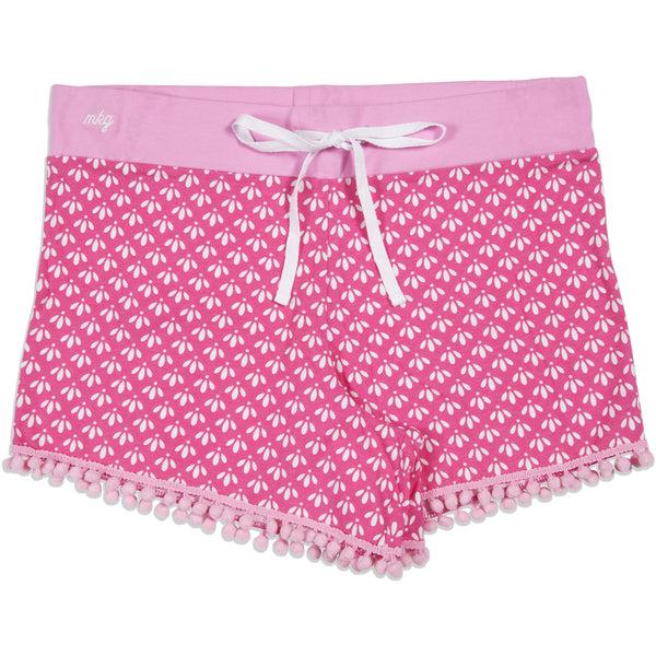 pavilion gift company Girly Girl S Pink Ladies Lounge Shorts