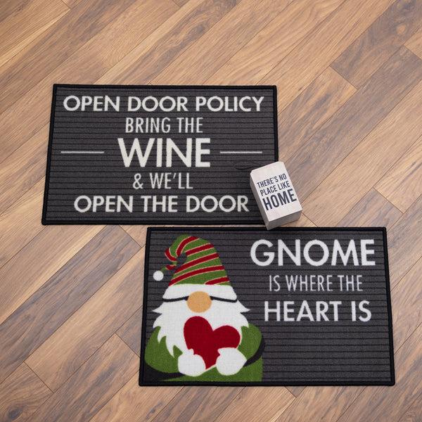 Pavilion Gift Company Gnome Home 27.5" X 17.75" Floor Mat