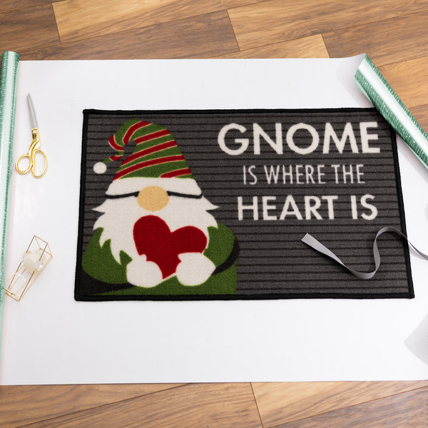 Pavilion Gift Company Gnome Home 27.5" X 17.75" Floor Mat