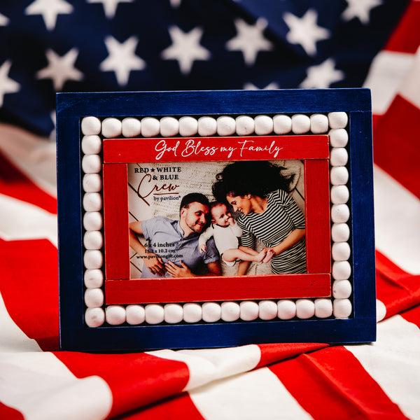 Pavilion Gift Company God Bless 10" X 7.75" Frame (Holds 6" X 4" Photo)