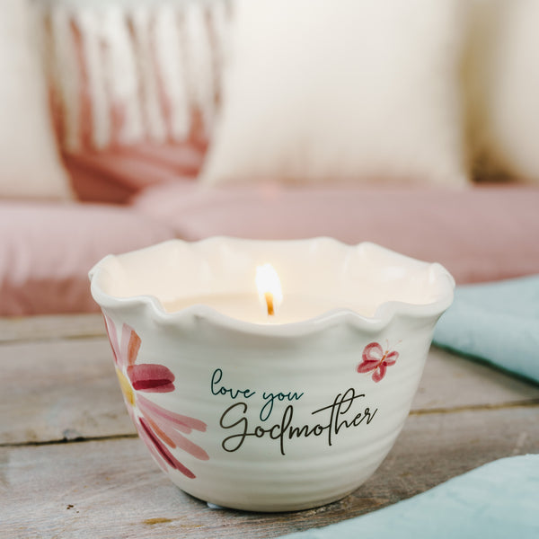 Pavilion Gift Company Godmother 9 Oz - 100% Soy Wax Candle Scent: Tranquility