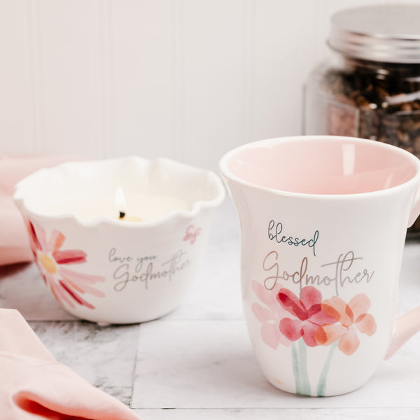 Pavilion Gift Company Godmother 9 Oz - 100% Soy Wax Candle Scent: Tranquility