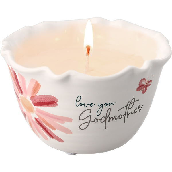 pavilion gift company Godmother 9 oz - 100% Soy Wax Candle Scent: Tranquility